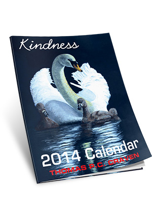 2014 calendar kindness front